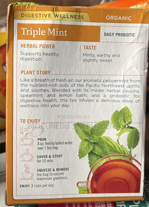 Spearmint Peppermint Lemon Balm Tea