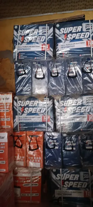 Solar Energy Supper Speed Tall Tubular Battery 220ah/12votts