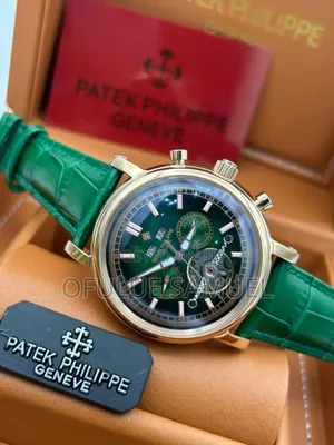 Patek Genuine Leather Automatic Wristwatch