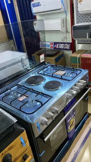 Maxi 60 by 90 4 Gas and 2 Electric Cooker With Oven Stove Cooktops