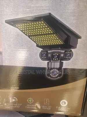 All in One 4 Lens Solar Camera With Street Lighting All in One