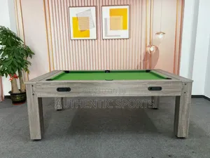 Luxury 6feet Revolver Snooker Board With Table Tennis Top, Air Hockey