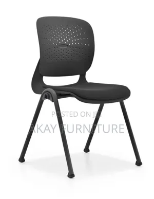 Leather Sit With Plastic Back Armless Chairs