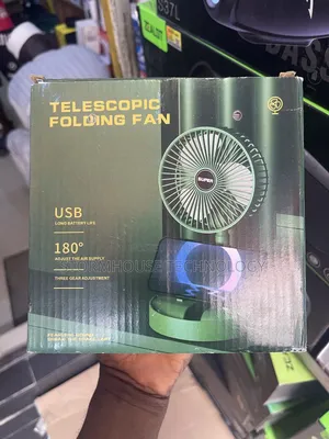 6" Extendable Rechargeable Fan