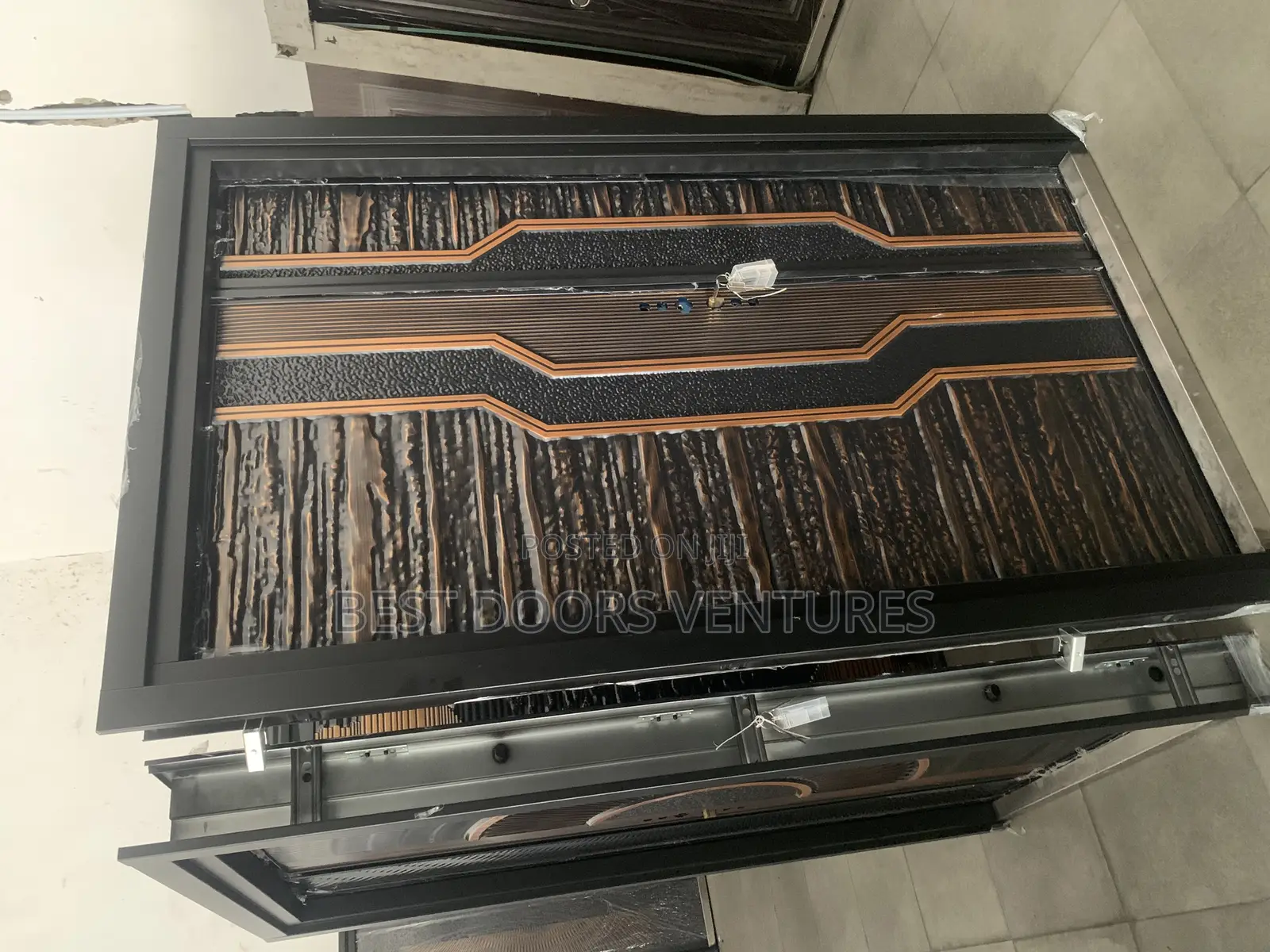 4ft by 7ft German Cast Copper Security Door