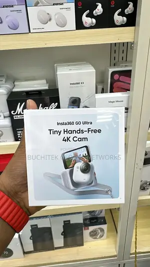 Insta 360 Go Ultra Tiny Hands-Free Cam.