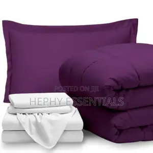 Premium Plain Bedsheets and Duvet Set
