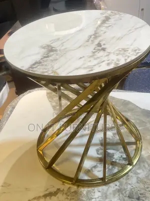 Luxora Marble Gold Center Table –Timeless Elegance for Modern Spaces