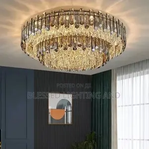 Size 800mm Modern Crystal Ceiling Fitting for Living Room, Dinning Roo