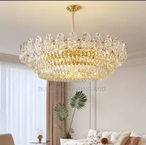 Size 800mm Modern Crystal Chandelier for Living Room, Hotel Lobby, Hal