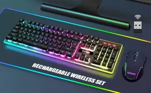 Wireless Gaming RGB Keyboard Mouse