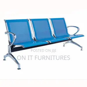 Stylish 3-Seater Airport Chair – (Red, Blue Black )