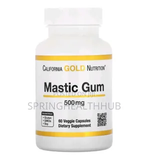 Mastic Gum, 500 Mg, 60 Veggie Capsules