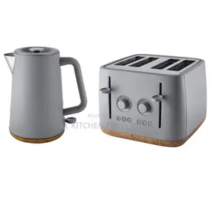 George Home 4-Slice Toaster Kettle Set