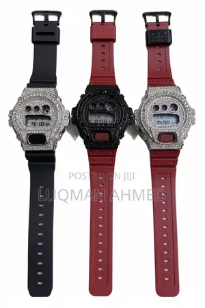 *Quality Grade Stone Dw-6900bb Gshock Wristwatch*