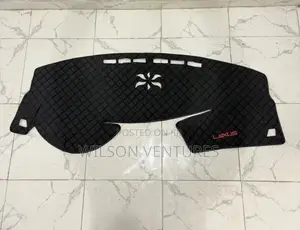 High Quality Plain Black Rx350 Leather Dashboard Cover