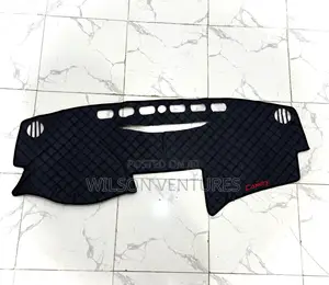 Plain Black 2007-2011 Camry Leather Dashboard Cover