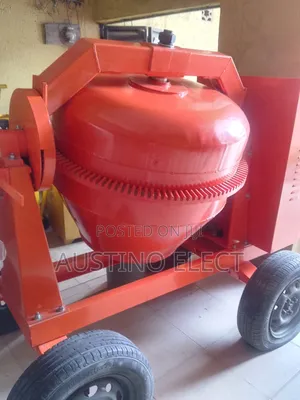 Red 500 Liters Concrete Mixer