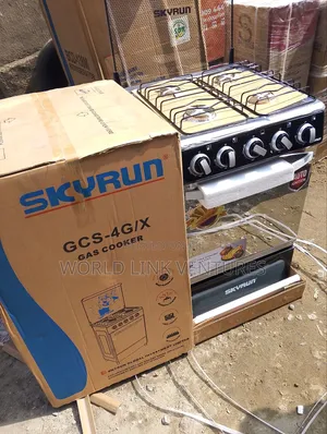 Skyrun Standing Gass Cooker 4 Burner All Gass Automatic