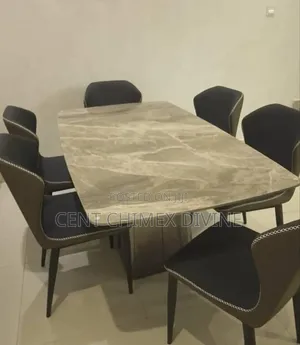 Box Stand Table With Leather Quality Chair
