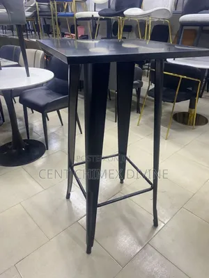 Modern Metal Bar Table