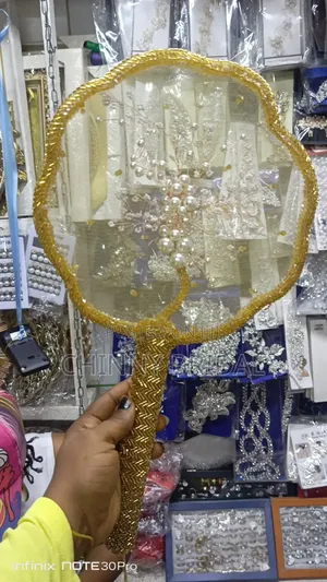 Transparent Glass Fan