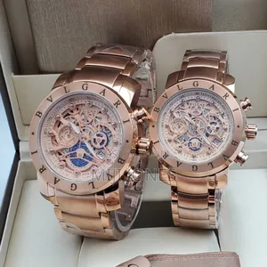 Bvlgari His Hers Quartz Chronograph Watches - Perfect Couple's Gift*
