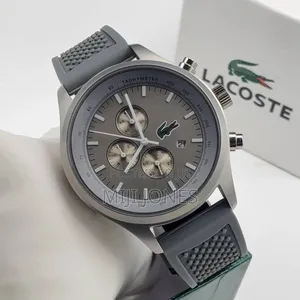 Lacoste Men's Silicone Strap Chronograph Watch - Battery Powered*
