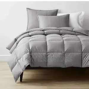 Premium Plain Duvet And Bedsheets With 4 Pillow Case