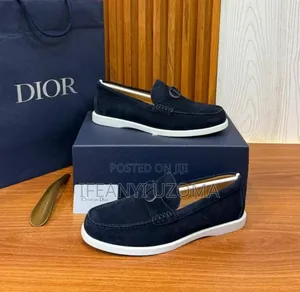 Suede White Sole Men Loafers Shoe
