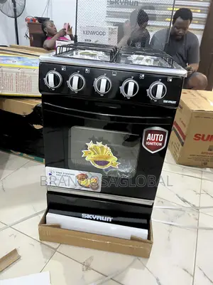 Skyrun 4 Gas Burner Standing Cooker GCS-4g/Ms500z-P