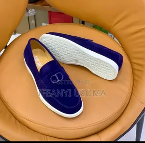 Suede With White Sole Italian Men Loafers Shoe