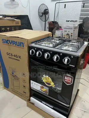 Brand New Skyrun GCS-4g/X – 4 Burner Family Gas Cooker