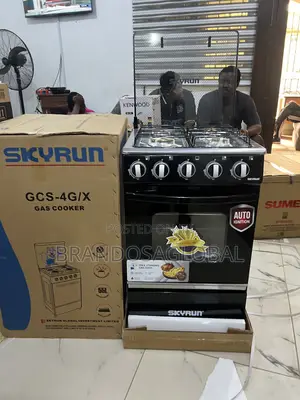 Original Skyrun 50×50 Gas Cooker – Sleek Functional