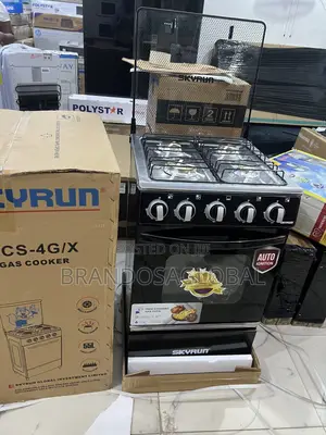 Brand New Skyrun 4 Burner Gas Cooker – Heat Resistant Surface