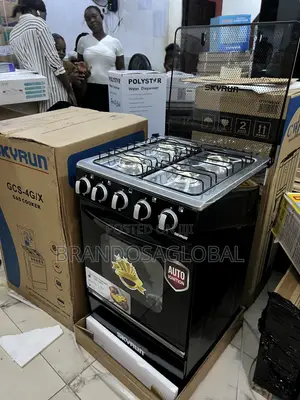 Skyrun 50×50 Gas Cooker – 4 Burners for Fast Cooking