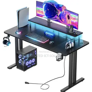 Gaming Table With Monitor Stand
