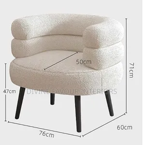 Lazy Lamb Velvet Single Sofa Chair