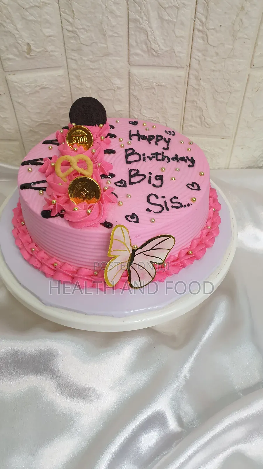 8"One Layer Cake