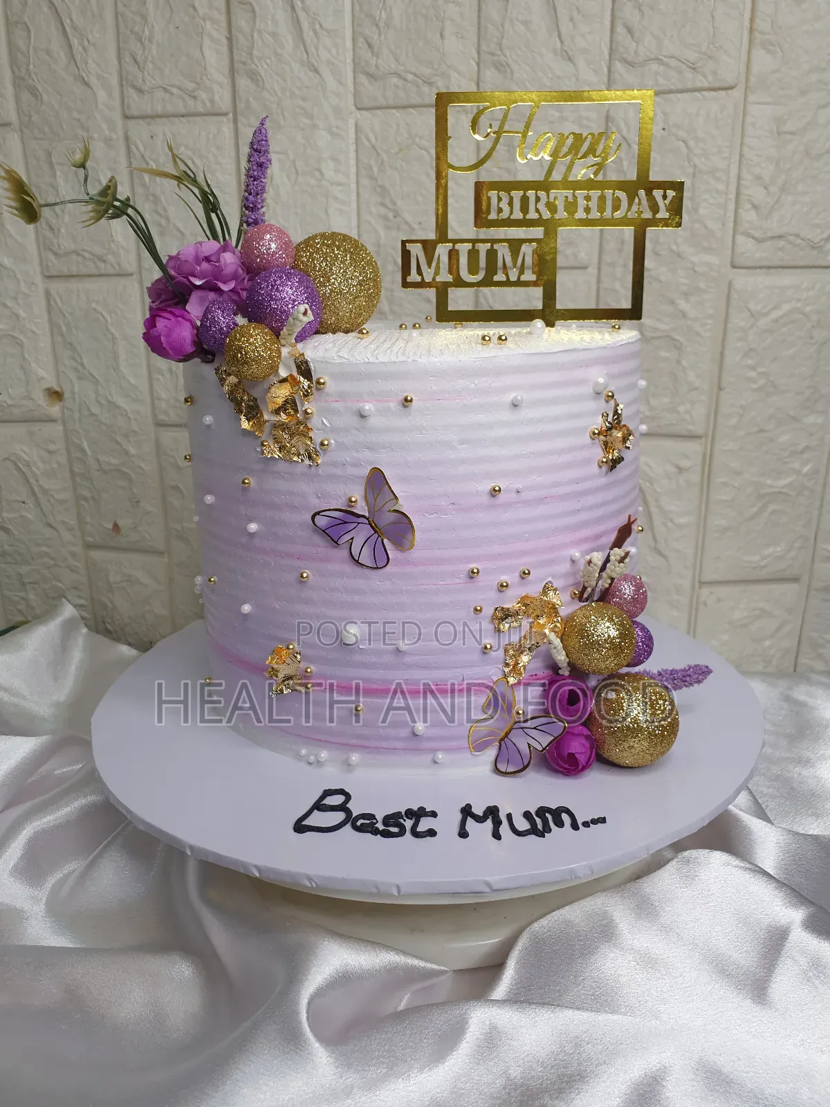 8" Three Layers Cake