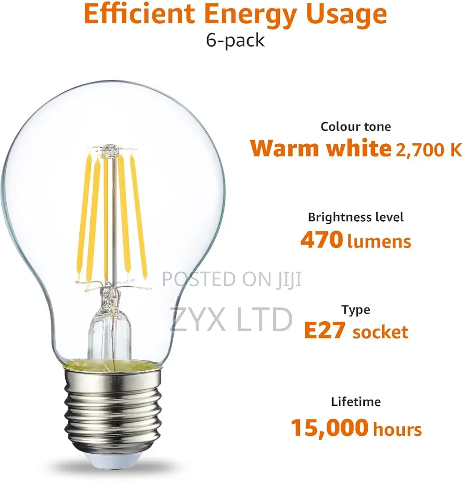 Led E27 Edison Screw Bulb,
