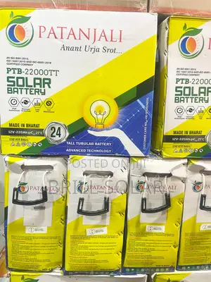 12v-220ah Pantanjali Solar Tubular Battery