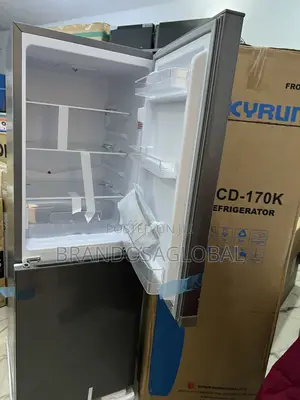 Brand New Skyrun 170l Double Door Fridge – Bottom Freezer