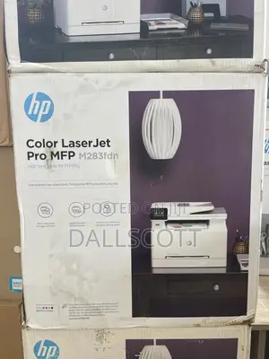 HP Color Laserjet Pro MFP M283fdn - Wireless, Color Printing Secure!