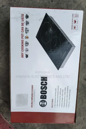 Original Bosch 2 Electric Built-in Cooker Automatic Control Burners