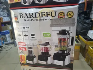 9500 Watts Bardefu Multipurpose 8in1 Blender 5072. (1lv22n1)