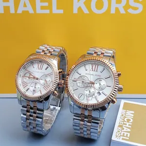 Michael Kors Chronograph Two-Tone Couple Wristwatch