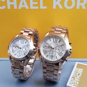 Michael Kors Chronograph Rose Gold Couple Watch