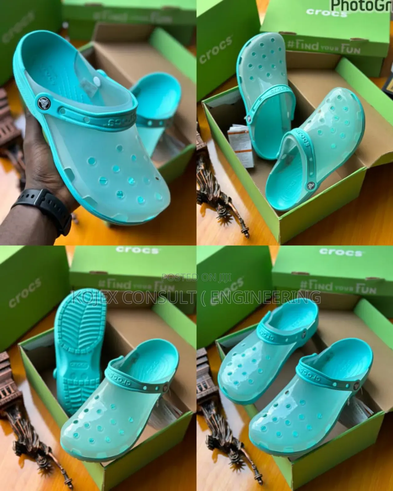 Rubber Linteride Comfy Crocs