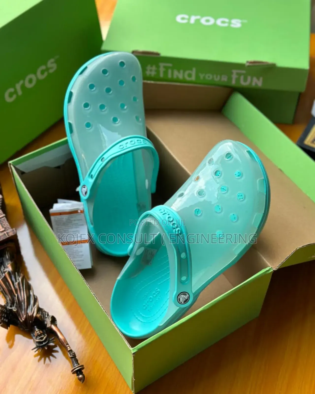 Rubber Linteride Comfy Crocs